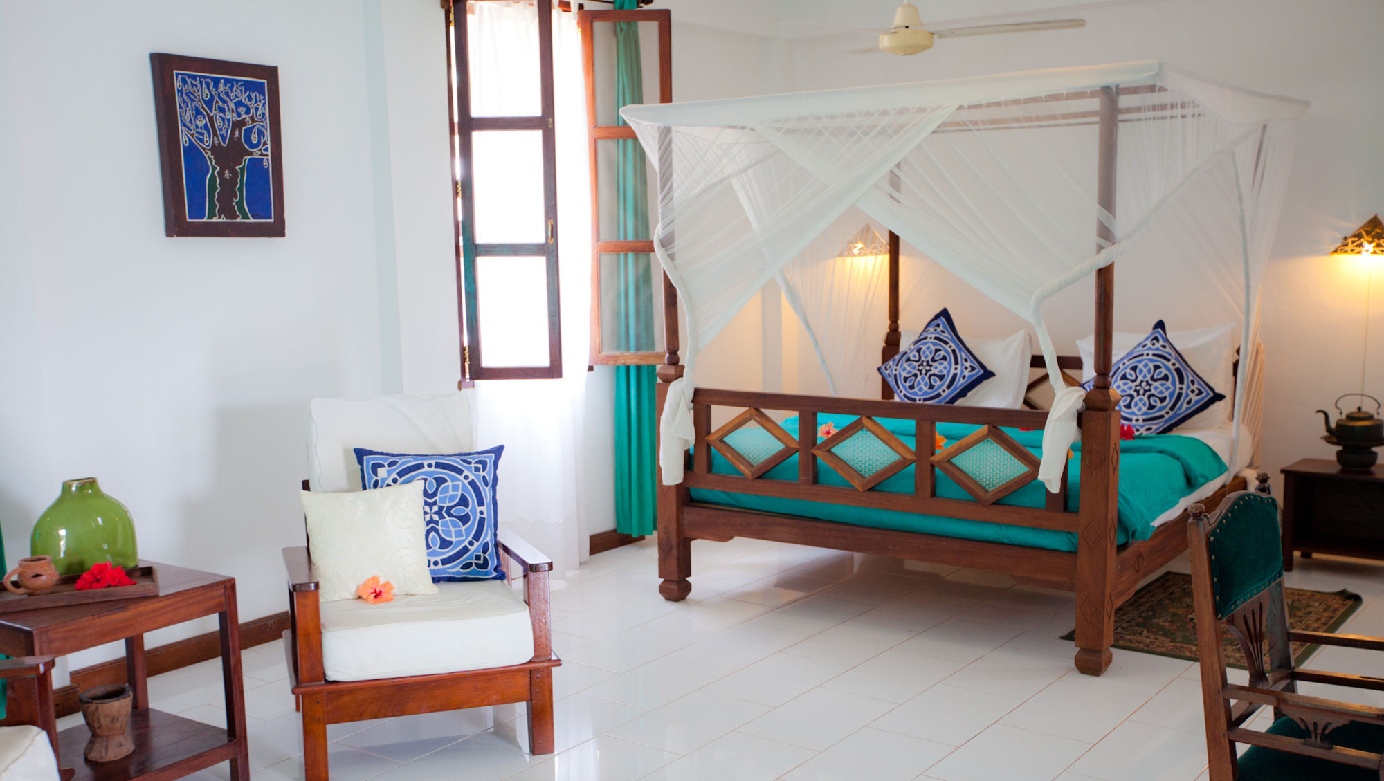Flame Tree Cottages Nungwi Bagian luar foto