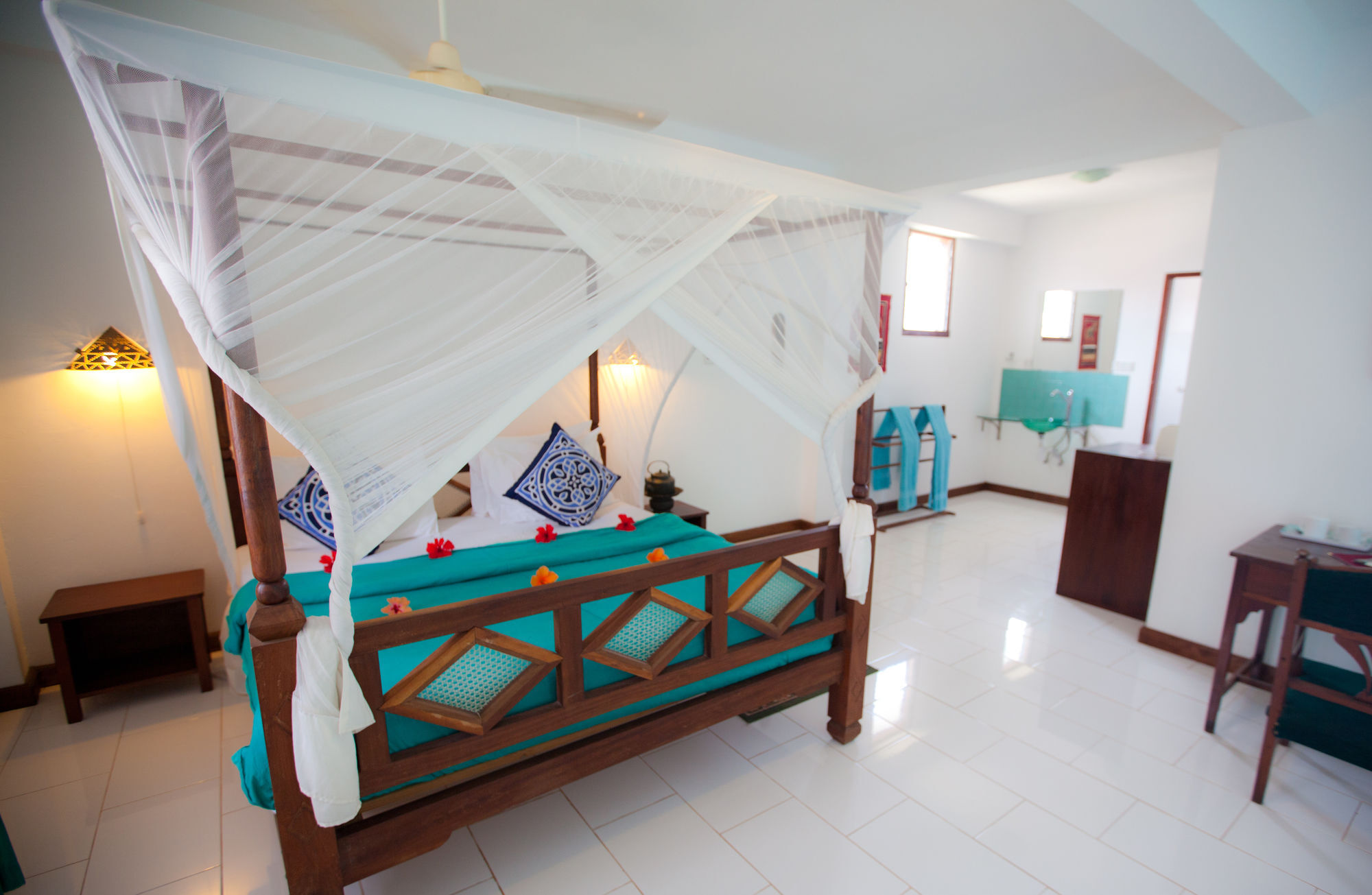 Flame Tree Cottages Nungwi Bagian luar foto